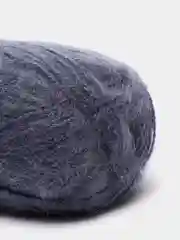 Синий меланж пряжа Alize Angora Real 40 (Ализе Ангора Реал 40)