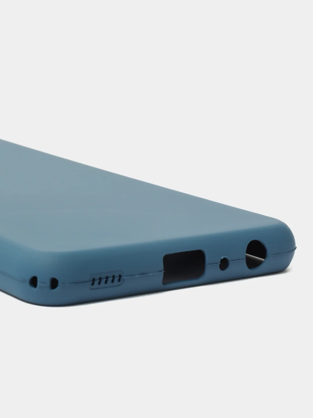 Темно-синий чехол Samsung Galaxy A71, Самсунг Галакси А71 силиконовый Silicone Cover