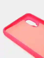 Фуксия чехол Samsung Galaxy A02, Галакси А02 силиконовый  Silicone Cover с закрытым низом