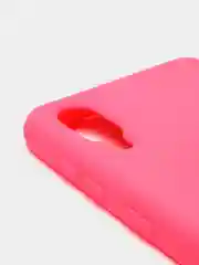 Фуксия чехол Samsung Galaxy A02, Галакси А02 силиконовый  Silicone Cover с закрытым низом