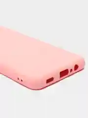 Розовый чехол Samsung Galaxy A02, Галакси А02 силиконовый  Silicone Cover с закрытым низом