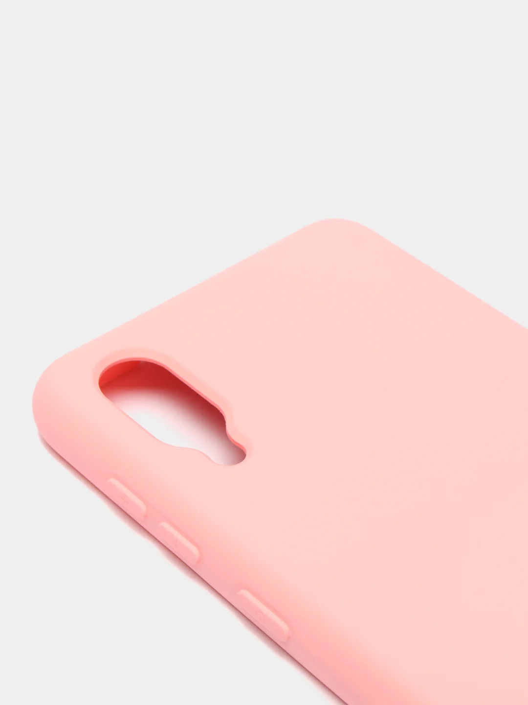 Розовый чехол Samsung Galaxy A02, Галакси А02 силиконовый Silicone Cover с закрытым низом
