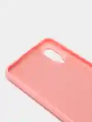 Розовый чехол Samsung Galaxy A02, Галакси А02 силиконовый  Silicone Cover с закрытым низом