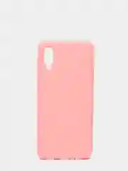 Розовый чехол Samsung Galaxy A02, Галакси А02 силиконовый  Silicone Cover с закрытым низом