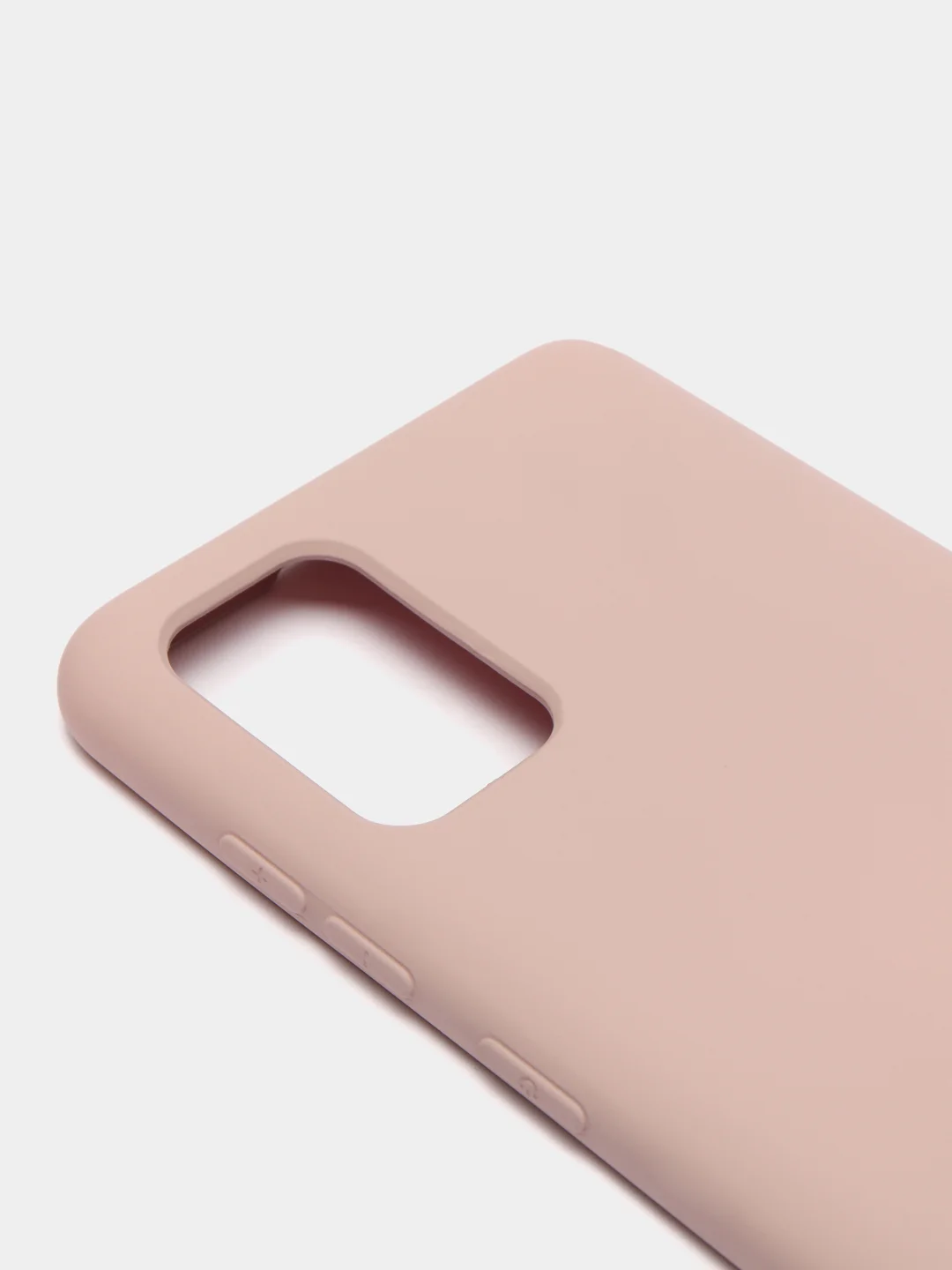 Бежевый меланж чехол Samsung Galaxy A52 / A52s, Галакси А52, силиконовый Silicone Cover с закрытым низом