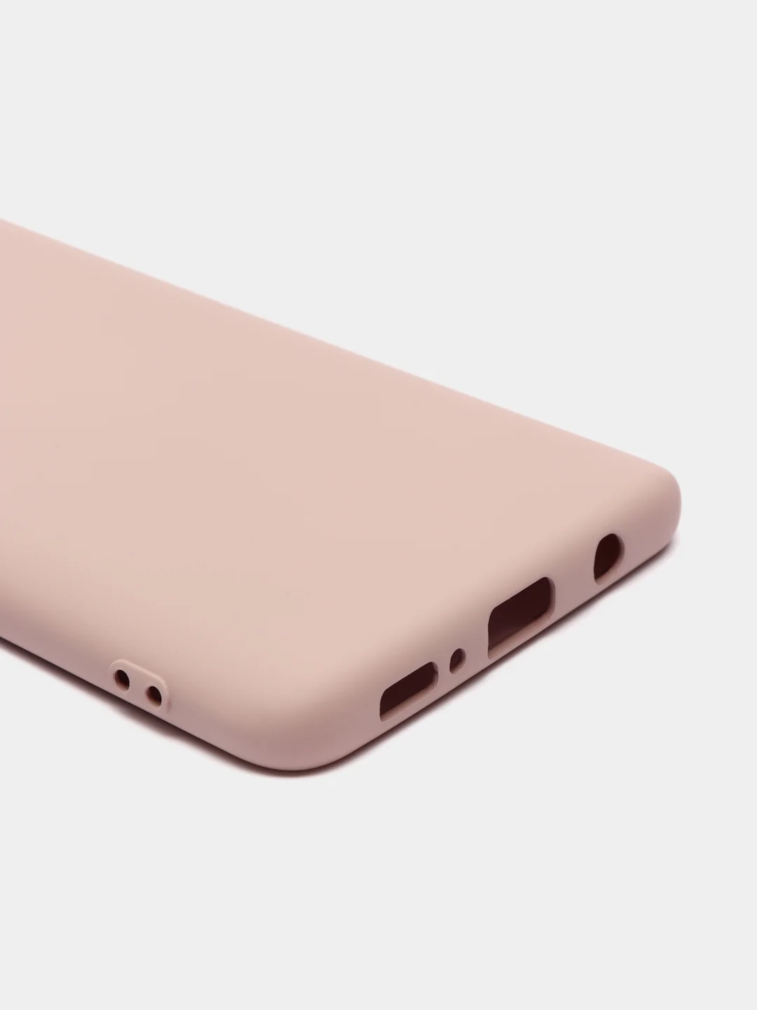 Бежевый меланж чехол Samsung Galaxy A52 / A52s, Галакси А52, силиконовый Silicone Cover с закрытым низом