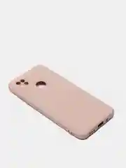 Бежевый меланж чехол Silicone Cove Xiaomi Redmi 9C, Redmi 9C NFC, Redmi 10A силиконовый, с закрытым низом