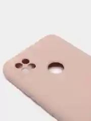 Бежевый меланж чехол Silicone Cove Xiaomi Redmi 9C, Redmi 9C NFC, Redmi 10A силиконовый, с закрытым низом