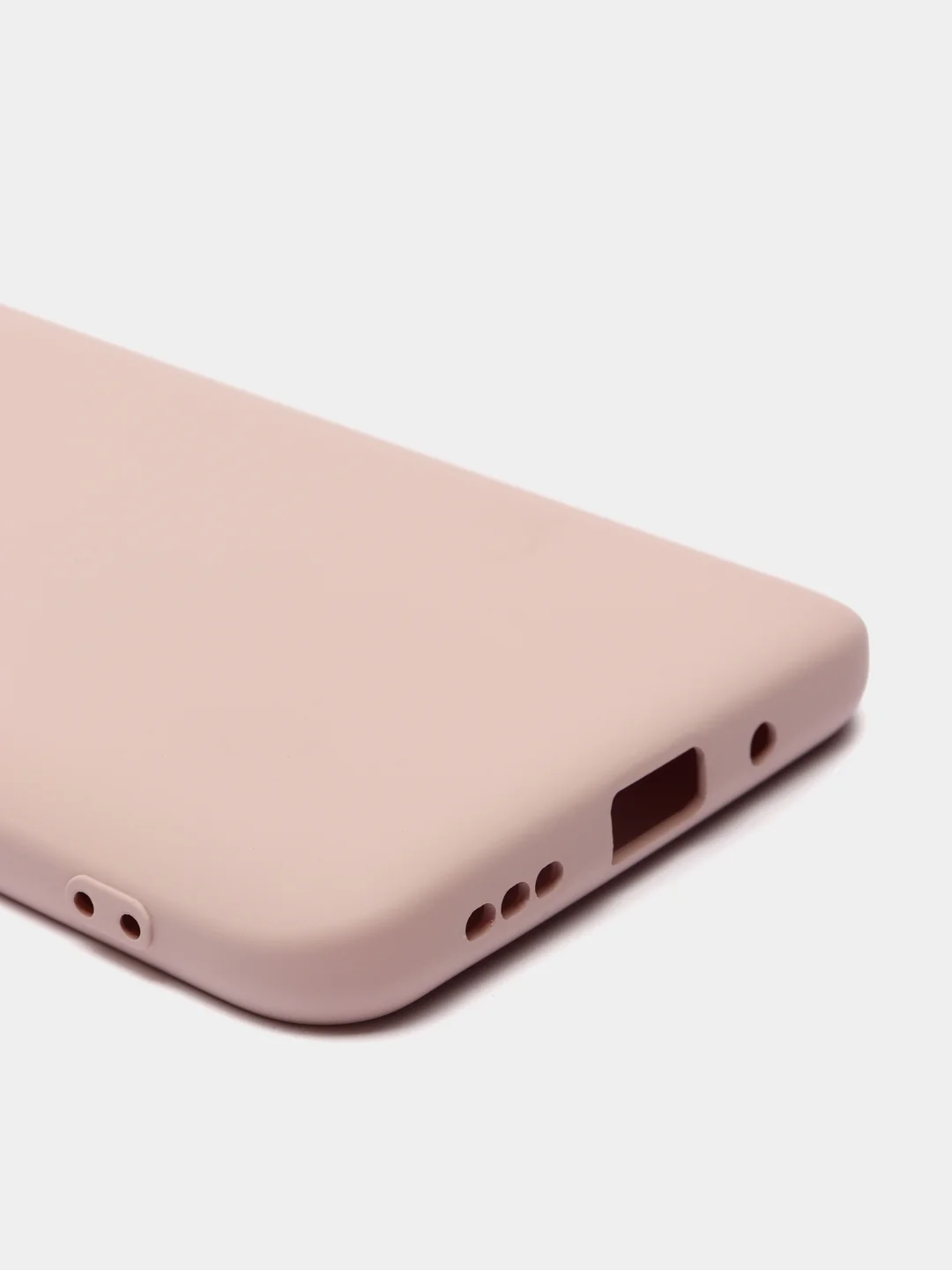 Бежевый меланж чехол Silicone Cove Xiaomi Redmi 9C, Redmi 9C NFC, Redmi 10A силиконовый, с закрытым низом