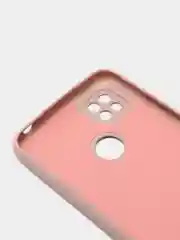 Бежевый меланж чехол Silicone Cove Xiaomi Redmi 9C, Redmi 9C NFC, Redmi 10A силиконовый, с закрытым низом