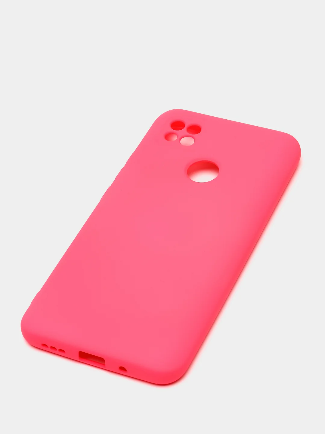 Фуксия чехол Silicone Cove Xiaomi Redmi 9C, Redmi 9C NFC, Redmi 10A силиконовый, с закрытым низом