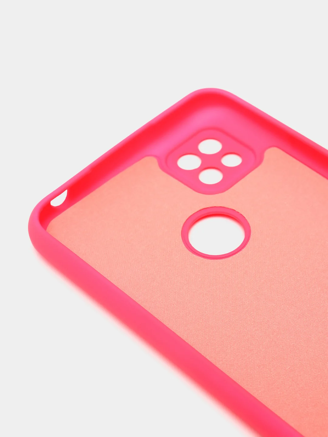 Фуксия чехол Silicone Cove Xiaomi Redmi 9C, Redmi 9C NFC, Redmi 10A силиконовый, с закрытым низом