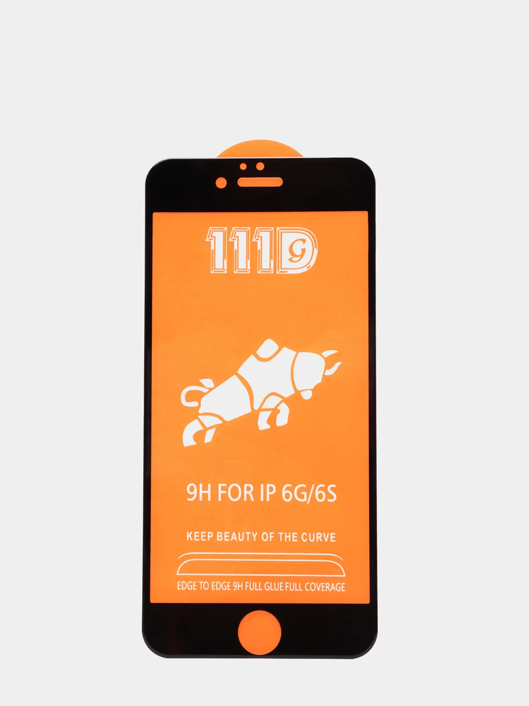 Черный защитное стекло для айфон iPhone