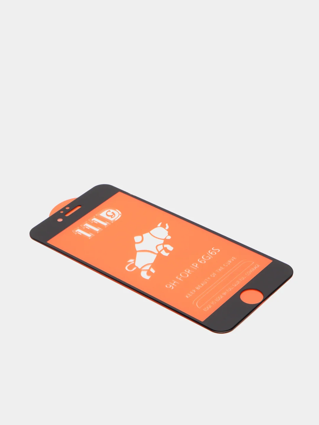 Черный защитное стекло для айфон iPhone