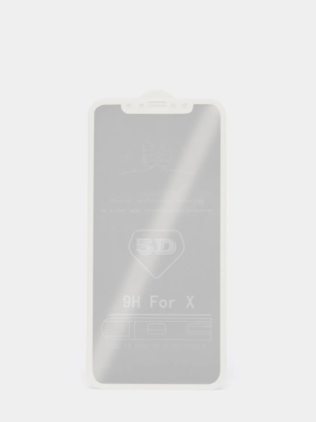 Белый защитное стекло для айфон iPhone