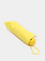 Желтый карманный зонт в футляре ( капсуле )