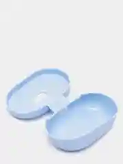 Голубой чехол для наушников Xiaomi Redmi Airdots / Airdots S / Airdots 2 силиконовый аирдотс