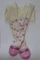 Молочный колготки детские, тонкие, хлопок