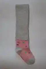 Серый колготки детские, тонкие, хлопок
