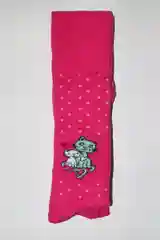 Фуксия колготки детские, тонкие, хлопок