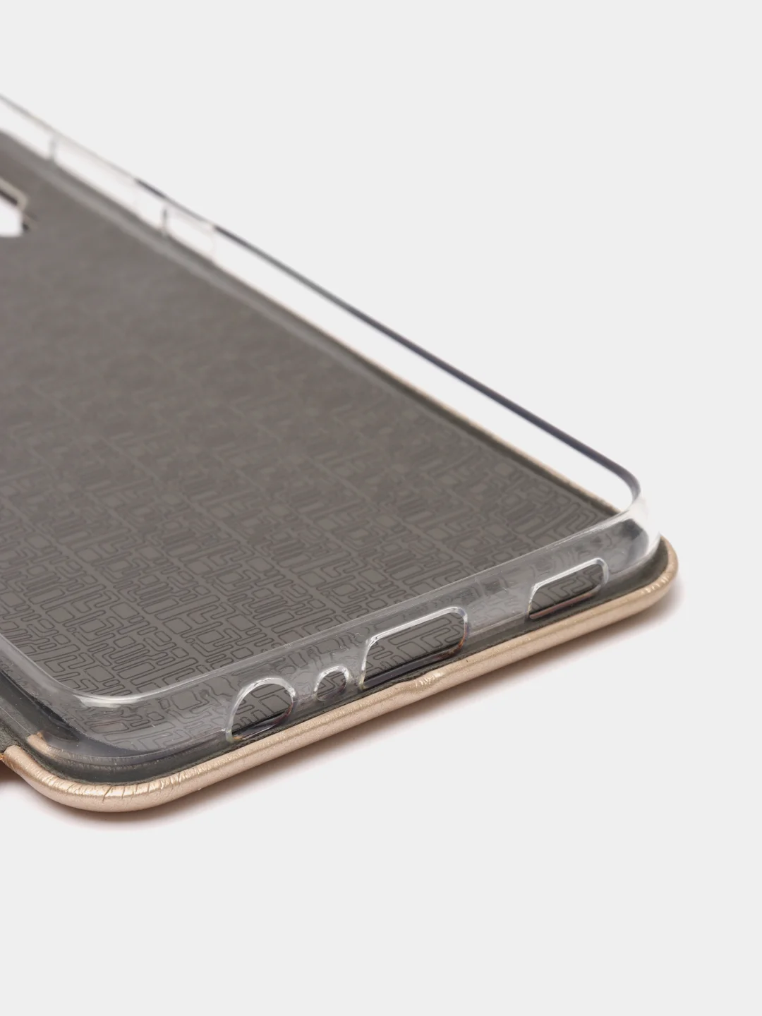 Золотой чехол-книжка Samsung Galaxy A02 / M02 2021 / A022F / Самсунг Галакси А02 / М02