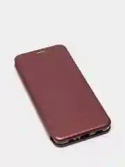 Багровый чехол-книжка Samsung Galaxy A02 / M02 2021 / A022F / Самсунг Галакси А02 / М02