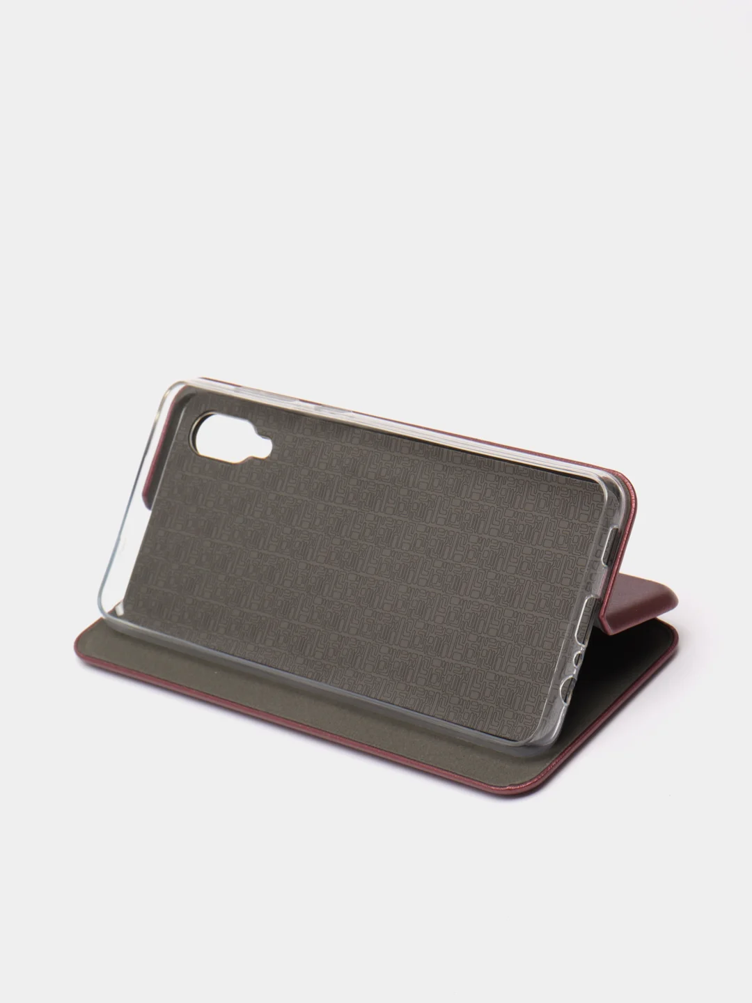 Багровый чехол-книжка Samsung Galaxy A02 / M02 2021 / A022F / Самсунг Галакси А02 / М02