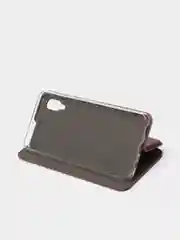 Багровый чехол-книжка Samsung Galaxy A02 / M02 2021 / A022F / Самсунг Галакси А02 / М02