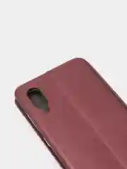 Багровый чехол-книжка Samsung Galaxy A02 / M02 2021 / A022F / Самсунг Галакси А02 / М02