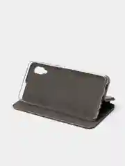 Серый чехол-книжка Samsung Galaxy A02 / M02 2021 / A022F / Самсунг Галакси А02 / М02