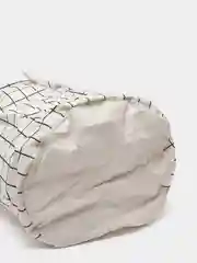 Белый складная корзина для белья, водонепроницаемая