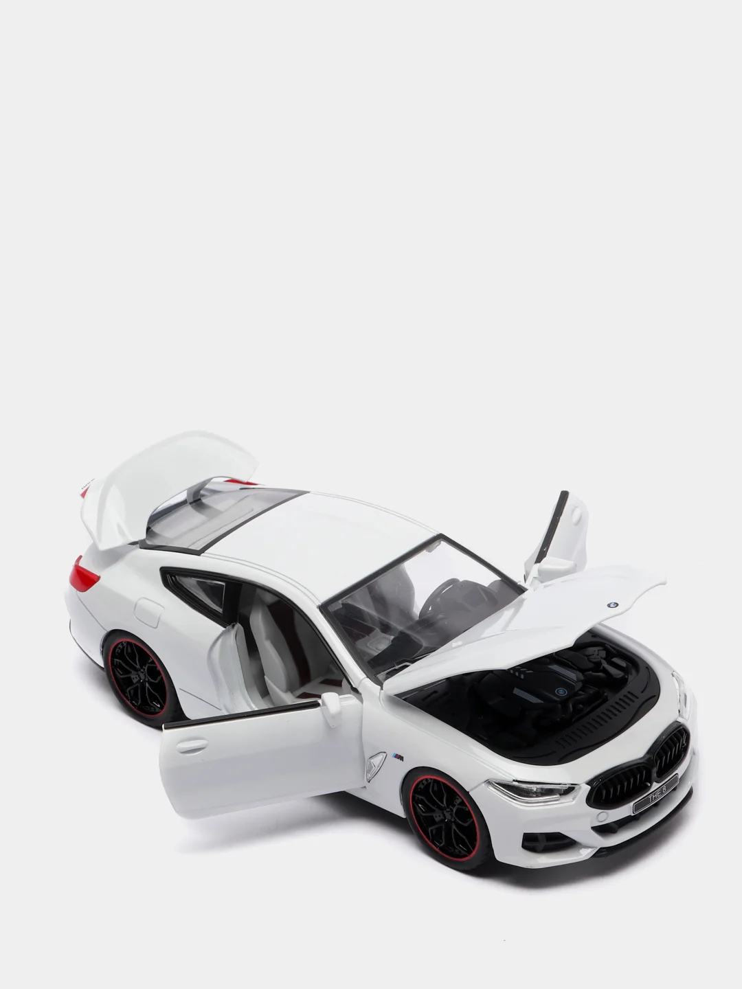 Белый металлическая машина BMW M8 53522-21A