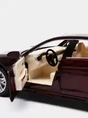 Багровый металлическая машинка 1:24 Porsche Panamera 20 см. инерционная, свет, звук