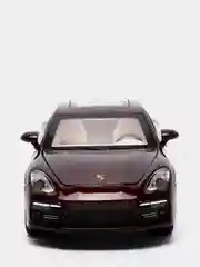 Багровый металлическая машинка 1:24 Porsche Panamera 20 см. инерционная, свет, звук