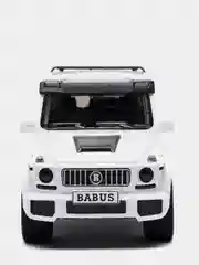 Белый машинка металлическая 1:24 Mercedes-Benz G-class Brabus 19 см, инерционная