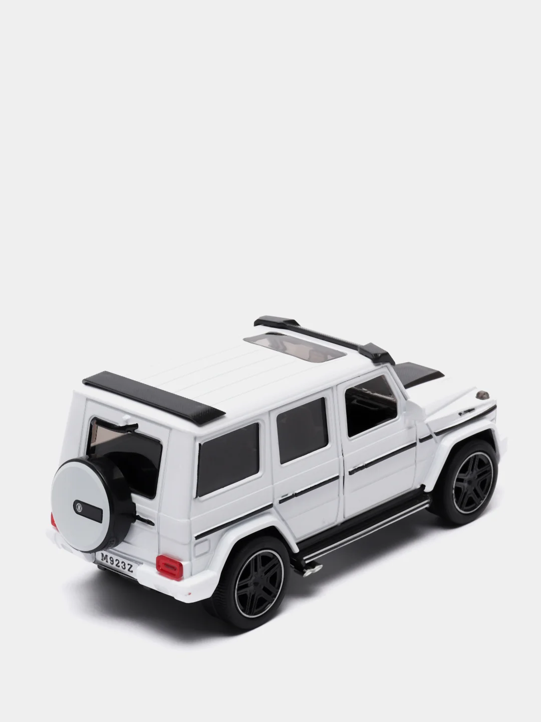 Белый машинка металлическая 1:24 Mercedes-Benz G-class Brabus 19 см, инерционная