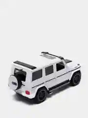 Белый машинка металлическая 1:24 Mercedes-Benz G-class Brabus 19 см, инерционная