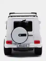 Белый машинка металлическая 1:24 Mercedes-Benz G-class Brabus 19 см, инерционная