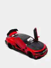 Красный металлическая машина Chevrolet Camaro 1:24