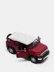 Красный металлическая машинка 1:36 Toyota FJ Cruiser KT5343D
