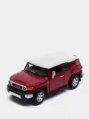 Красный металлическая машинка 1:36 Toyota FJ Cruiser KT5343D