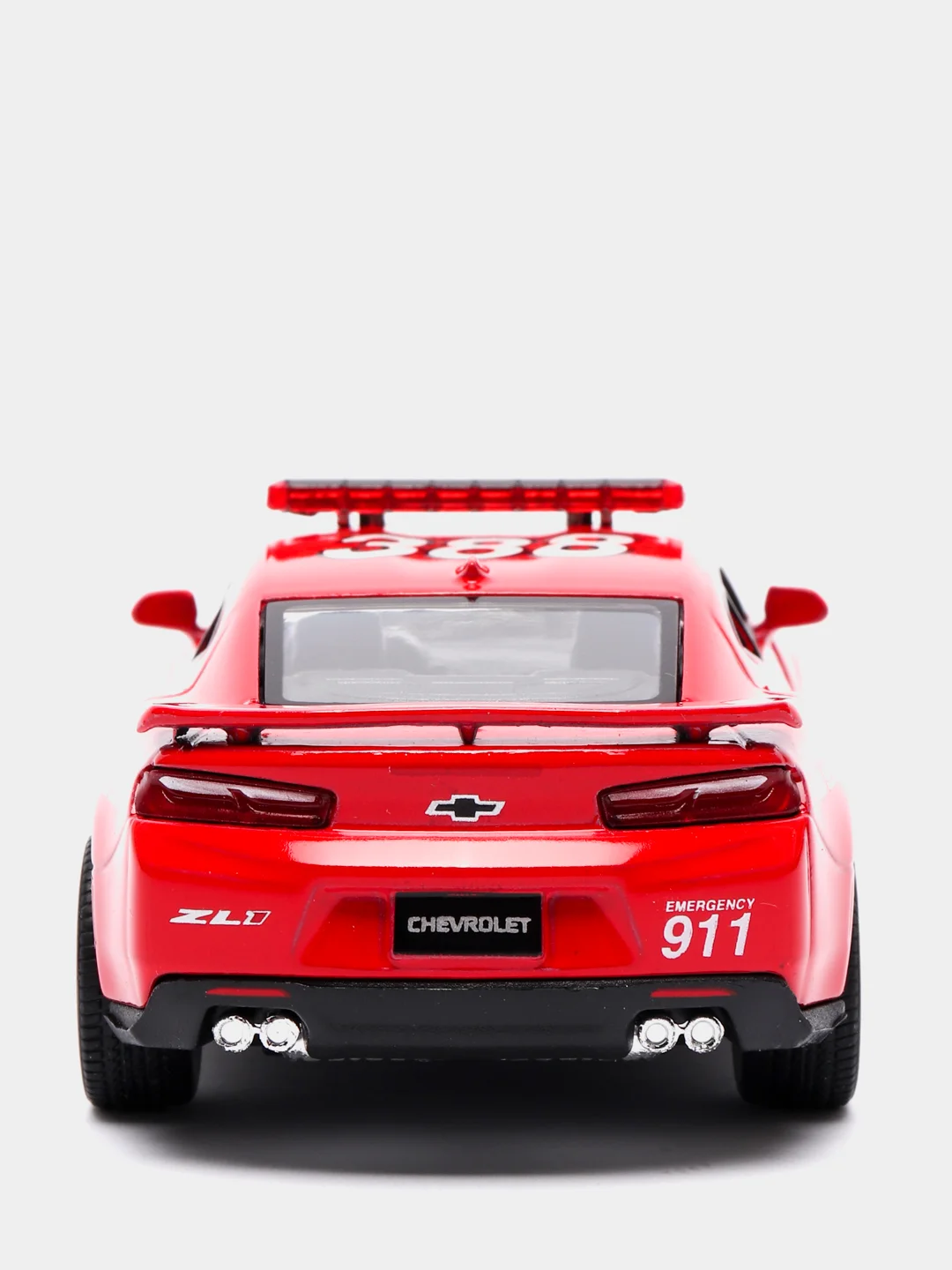 Красный металлическая машинка 1:38 Camaro ZL1 2017 (Police/ Firefighter) KT5399DPR