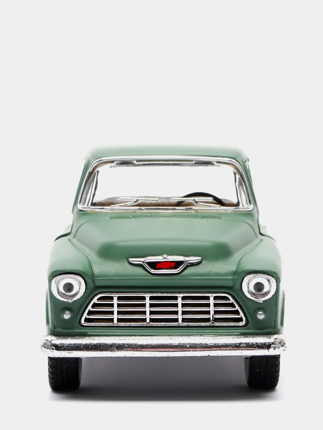 Зеленый металлическая машинка 1955 Chevy Stepside Pick-up (Матовая) KT5330DM