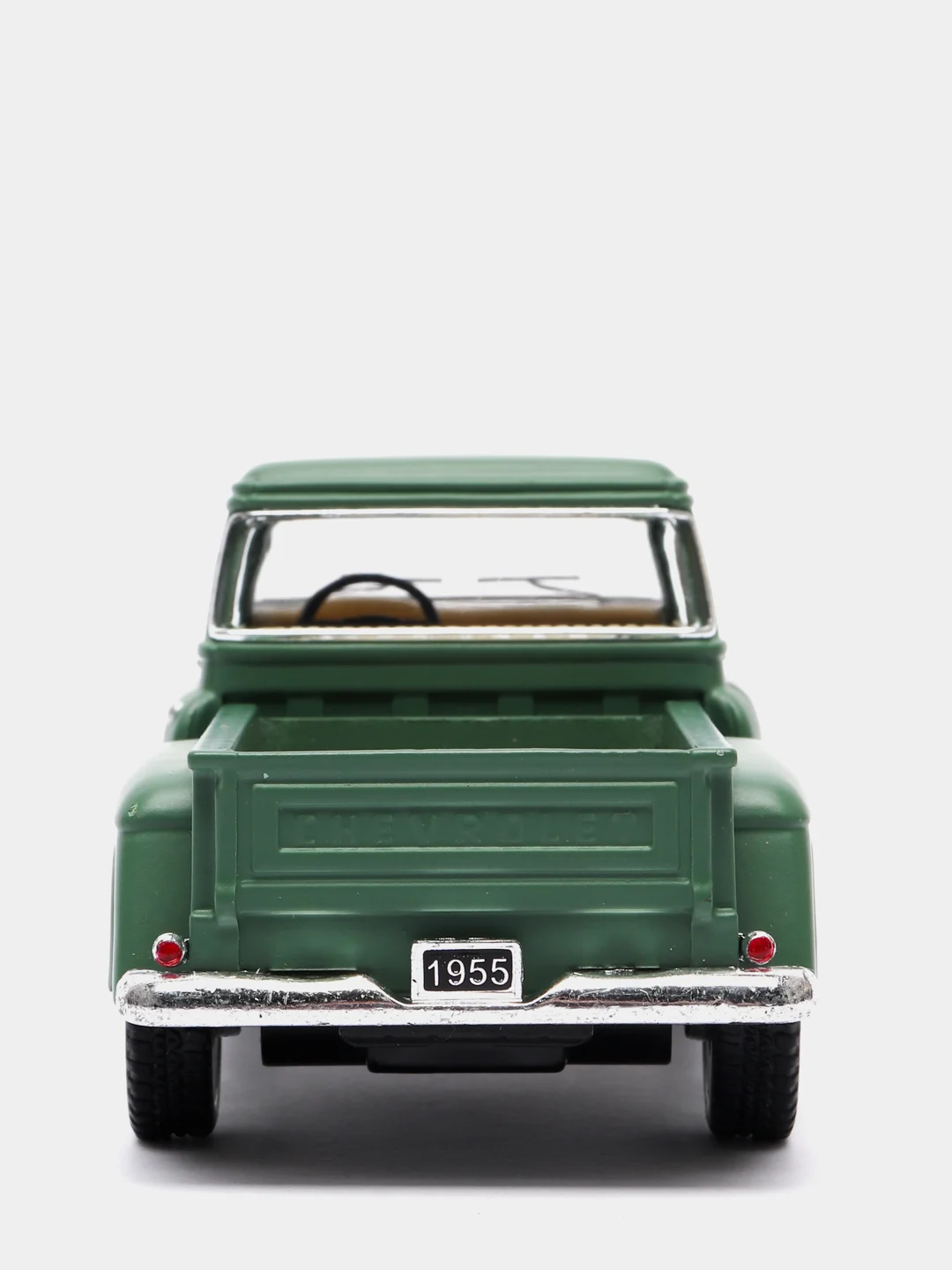 Зеленый металлическая машинка 1955 Chevy Stepside Pick-up (Матовая) KT5330DM