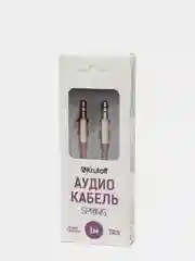 Аудио-кабель AUX Krutoff Spring, 1 m, красный