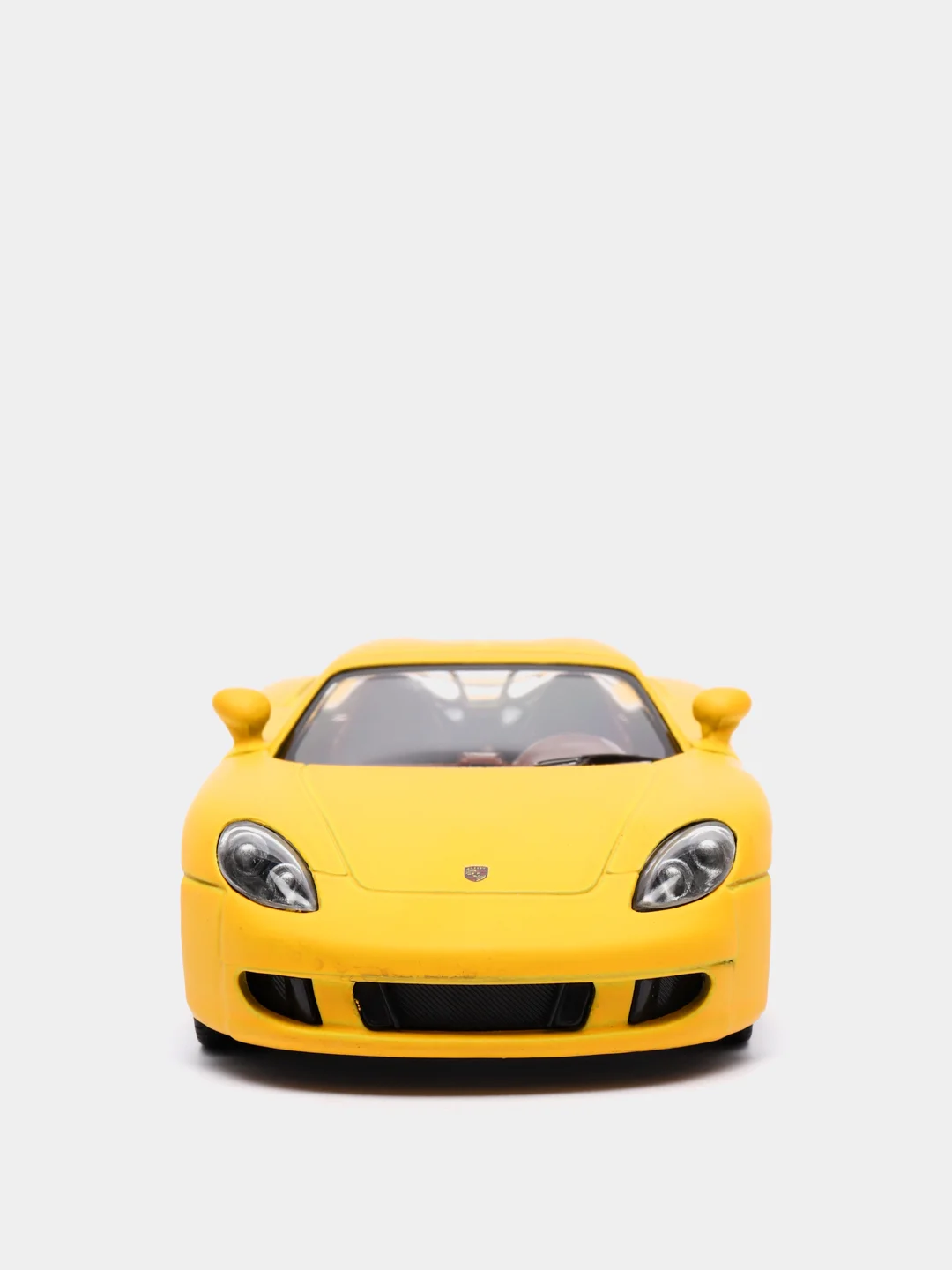Желтый металлическая машинка 1:32 Porsche Carrera GT KT5081D