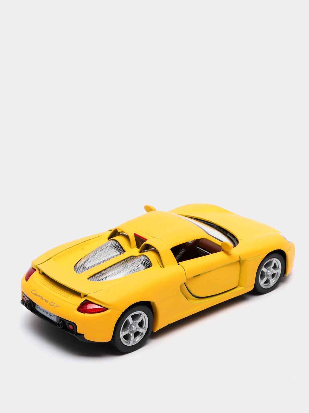 Желтый металлическая машинка 1:32 Porsche Carrera GT KT5081D