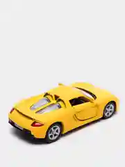 Желтый металлическая машинка 1:32 Porsche Carrera GT KT5081D