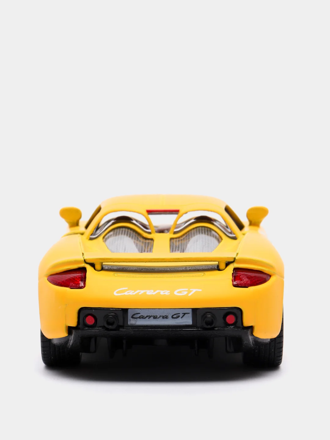 Желтый металлическая машинка 1:32 Porsche Carrera GT KT5081D