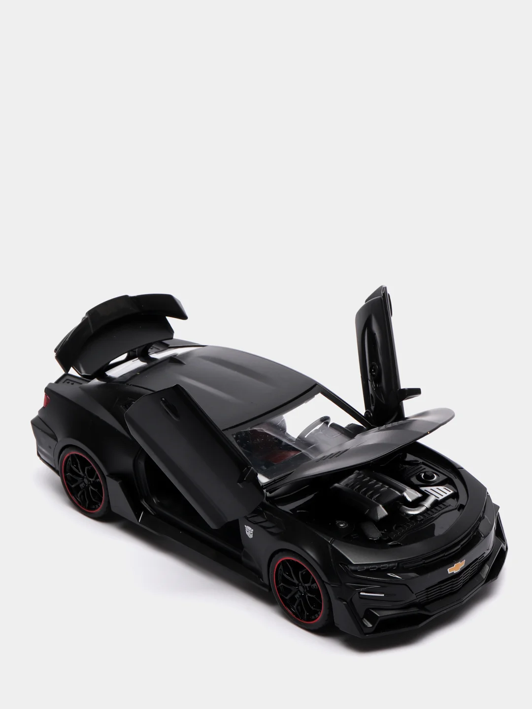 Черный металлическая машина Chevrolet Camaro 1:24
